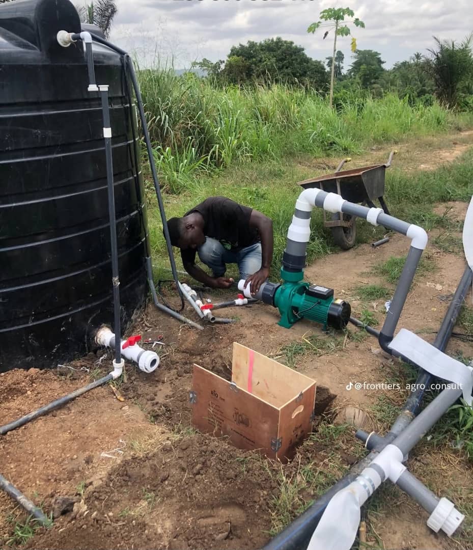 Borehole setup